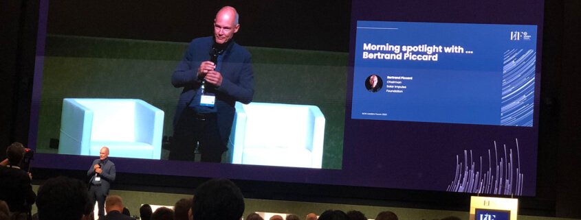 IUCN Leaders Forum takes off with Bertrand Piccard